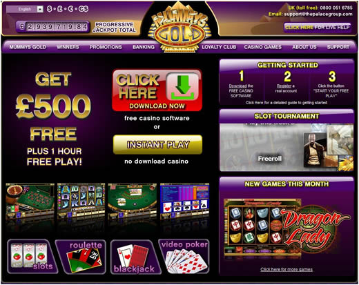 Mummys Gold Casino